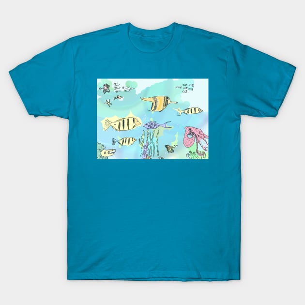 Reef Life Anini 5 T-Shirt by arbitrarybs